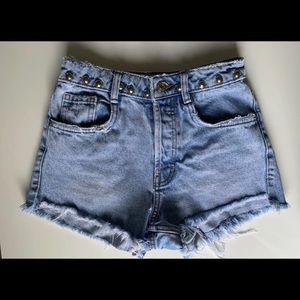 Zara denim shorts